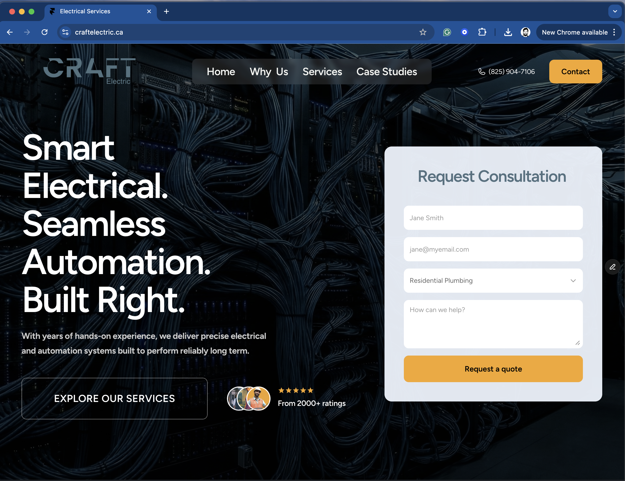 Craft Electric Website